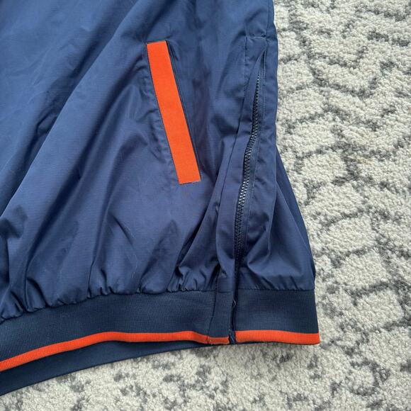 Vtg Russell Athletics University of Illinois Fighting Illini Hooded Windbreaker - Picture 8 of 12